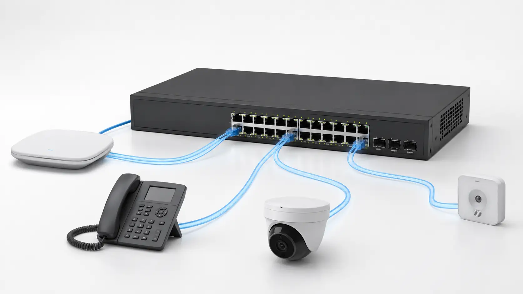 Spiegazione degli standard PoE: 802.3af vs 802.3at vs 802.3bt