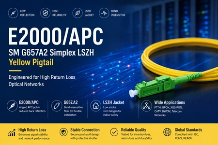 Perché i connettori E2000/APC sono preferiti nelle reti ottiche con perdita di ritorno elevata